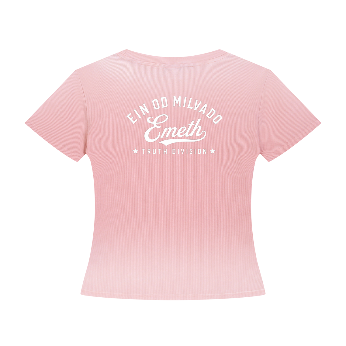 EMETH Ein Od Milvado | T-shirt Femme Délavé Soleil