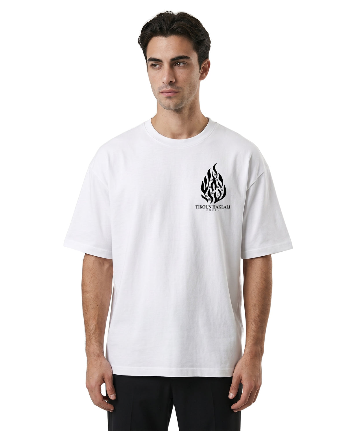 EMETH Tikoun Haklali | T-shirt Heavyweight Blanc 300g