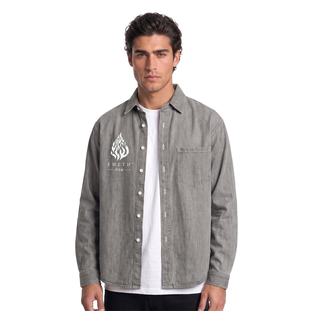 EMETH NAH NAH NAHMAN | Chemise Denim Vintage Wash