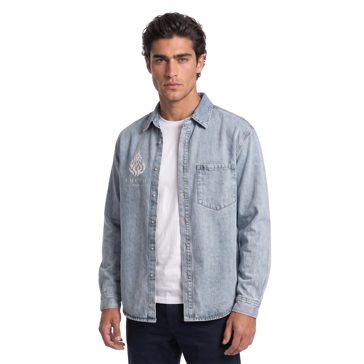 EMETH NAH NAH NAHMAN | Chemise Denim Vintage Wash