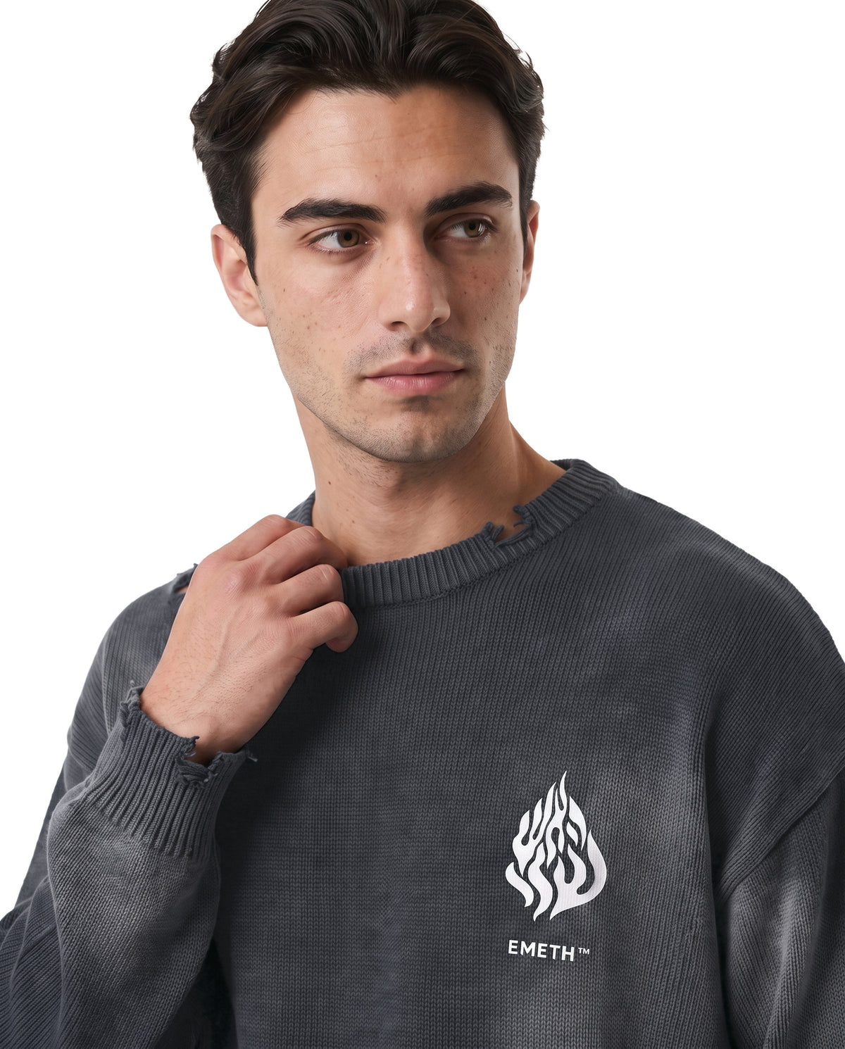 EMETH Flame | Sweat Col Rond Vintage