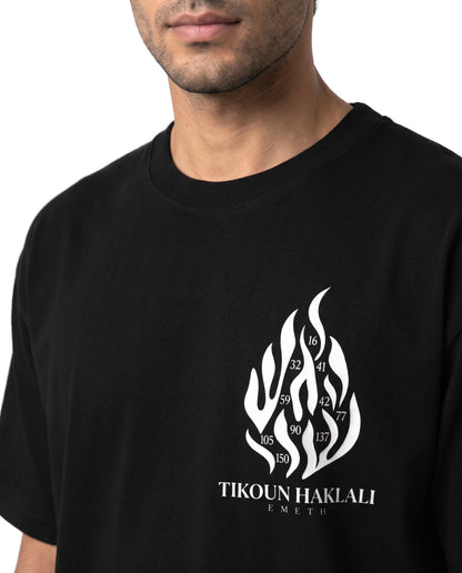 EMETH Tikoun Haklali | T-shirt Heavyweight Noir 300g