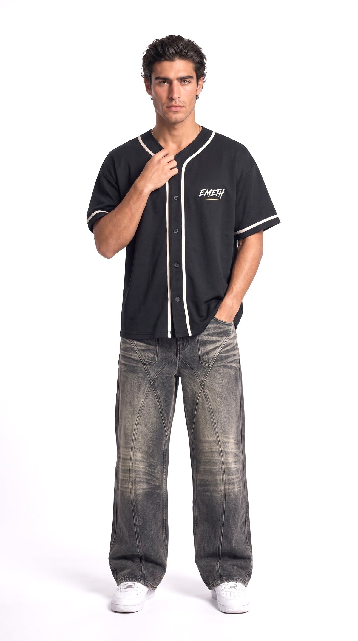 EMETH Bitahon 85 | Maillot Baseball Premium 270 g/m²