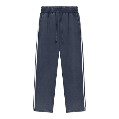 EMETH™ Jogger Snow Wash Bandes Contrastées | Oversize