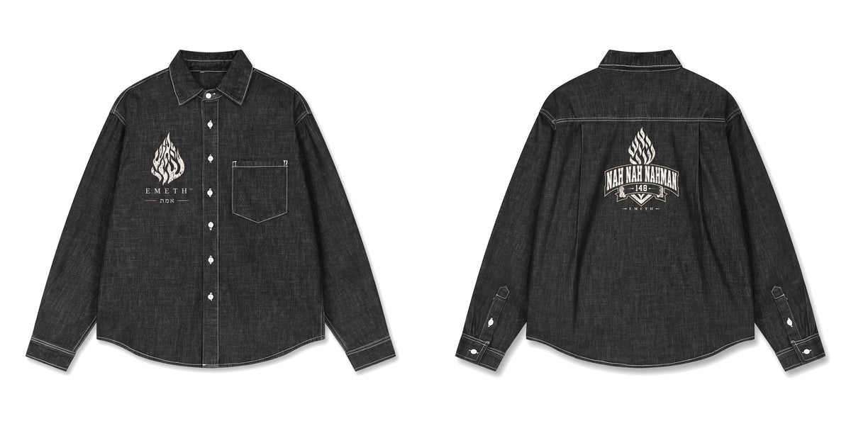 EMETH NAH NAH NAHMAN | Chemise Denim Vintage Wash