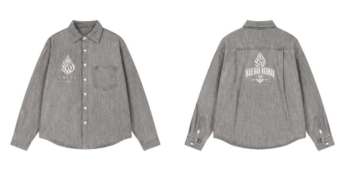 EMETH NAH NAH NAHMAN | Chemise Denim Vintage Wash
