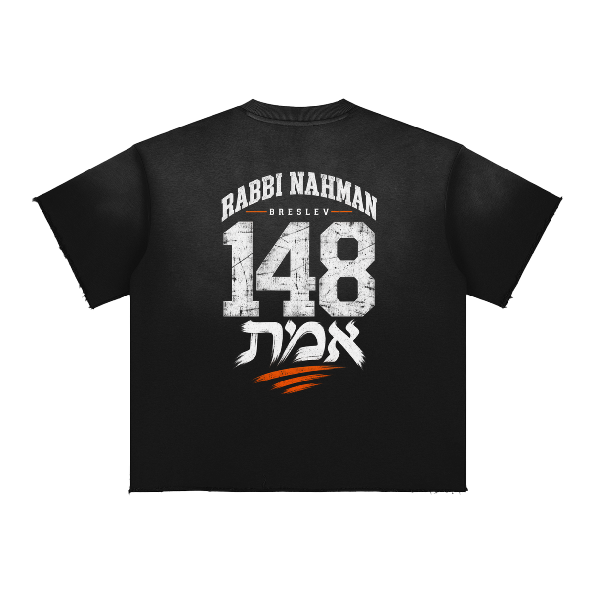 EMETH 148 Breslev Sun Fade | Raw Edge T-shirt