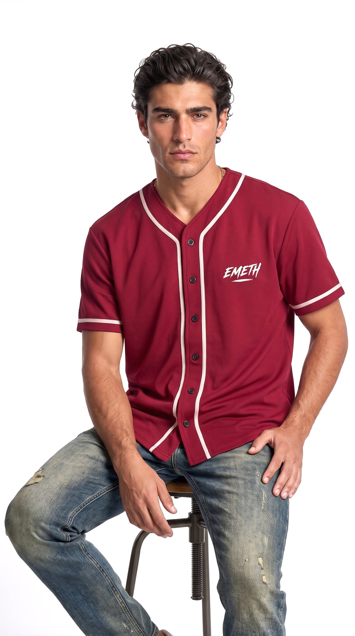 EMETH Bitahon 85 | Maillot Baseball Premium 270 g/m²
