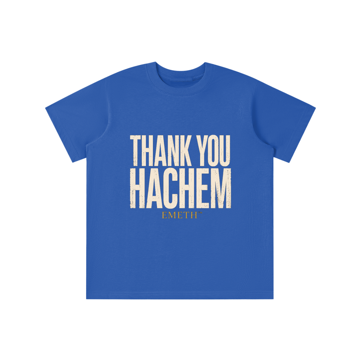 T-shirt Enfant THANK YOU HACHEM – 100 % Coton | EMETH Kids