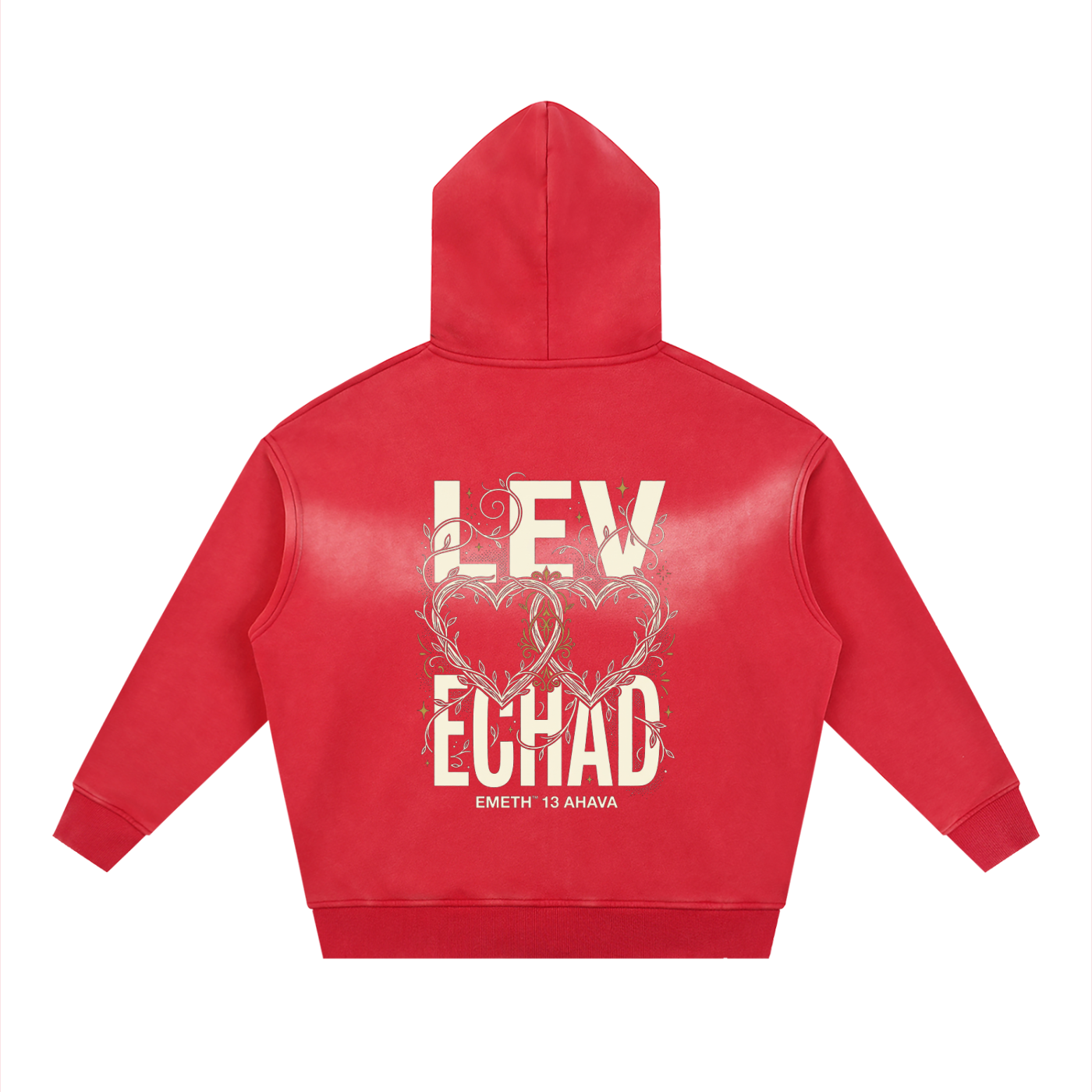 EMETH™ 13 Ahava — Hoodie Zippé Heart - Noir / S - EMETH