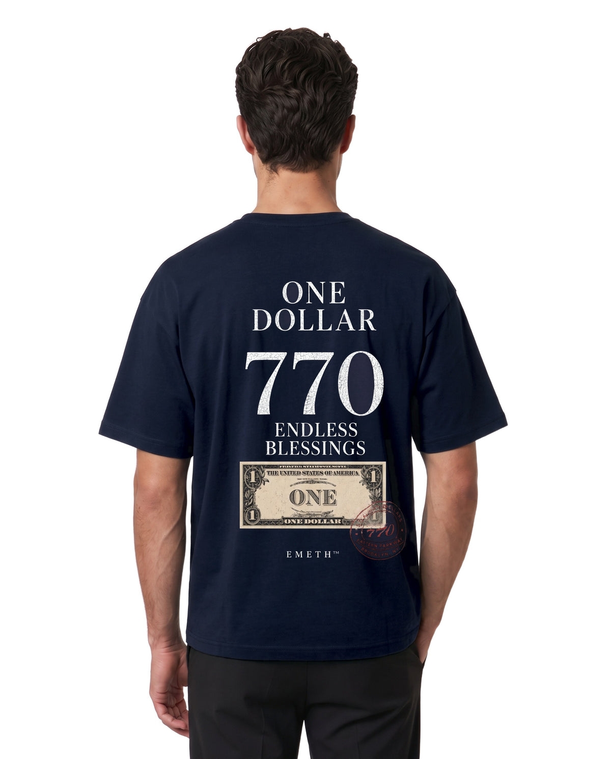 EMETH One Dollar 770 Endless Blessings | T-shirt Premium 200 g/m²
