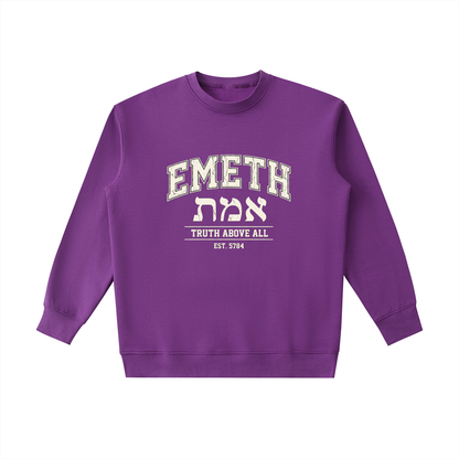 EMETH Truth Above All | Sweat Col Rond