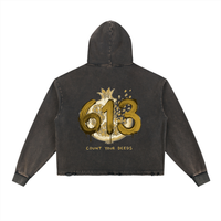 EMETH™ 613 — Hoodie Pomegranate - Gris / S - EMETH