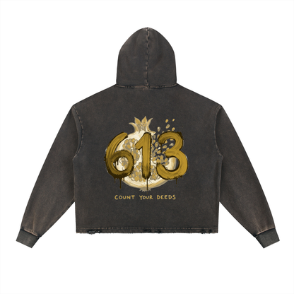 EMETH™ 613 — Hoodie Pomegranate - Gris / S - EMETH