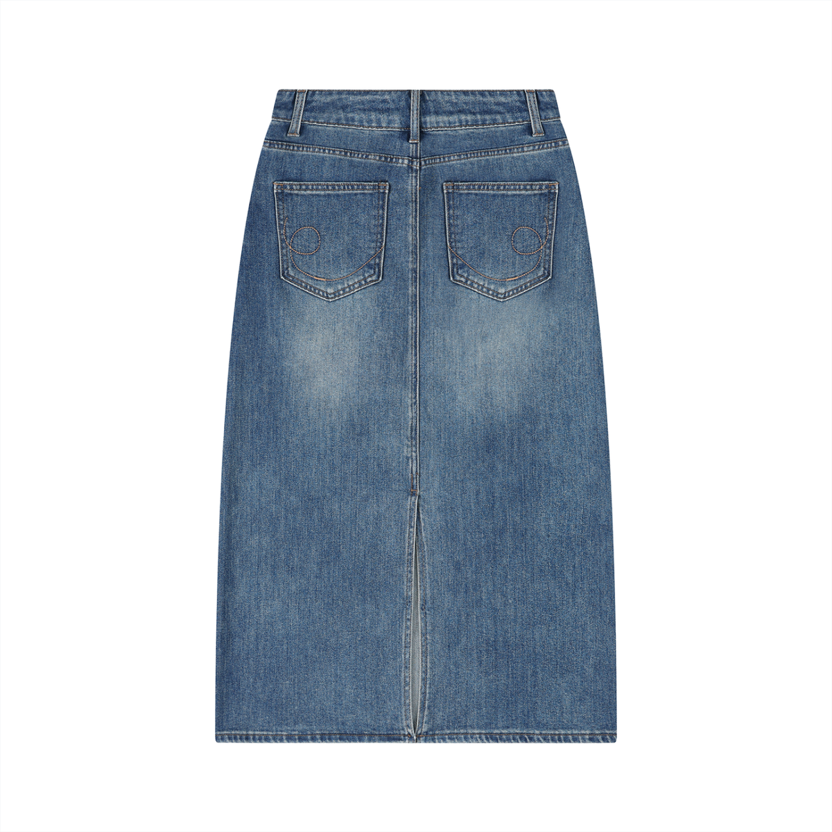 EMETH BRESLEV | Jupe Denim Délavé