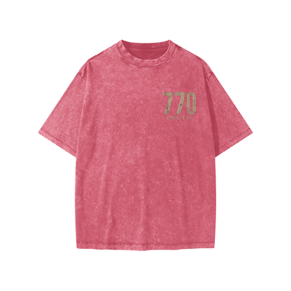 T-shirt Enfant Snow Washed 770 Signature – 270 GSM | EMETH Kids