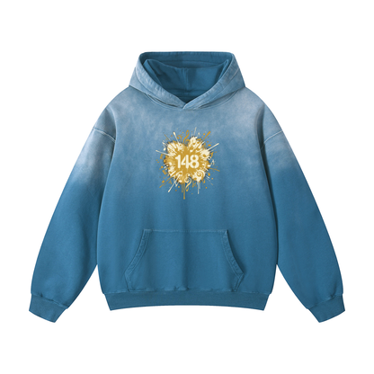 EMETH™ AZAMRA 148 — Hoodie - Bleu jean / S - EMETH