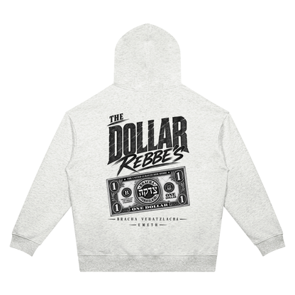 EMETH DOLLAR REBBE'S hoodie oversize gris chine dos