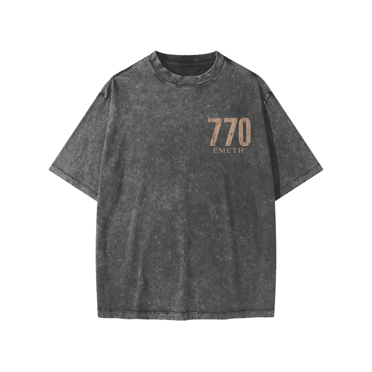 T-shirt Enfant Snow Washed 770 Signature – 270 GSM | EMETH Kids