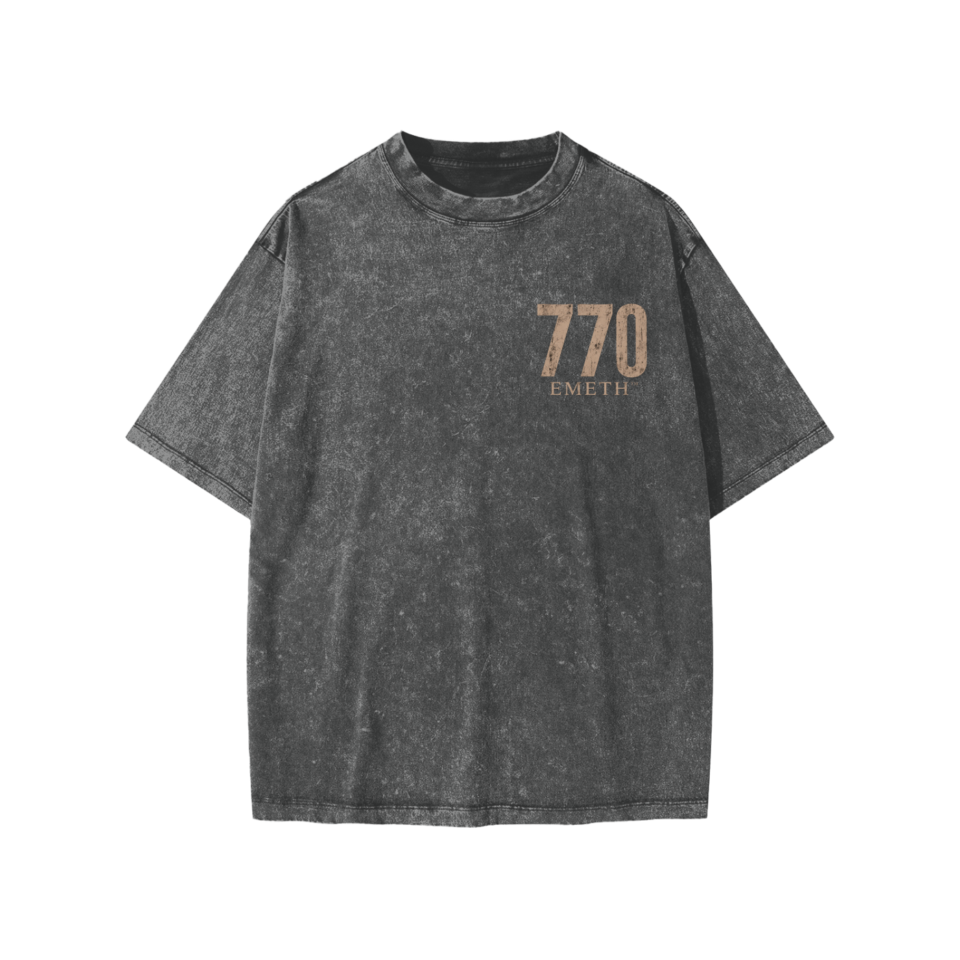 T-shirt Enfant Snow Washed 770 Signature – 270 GSM | EMETH Kids