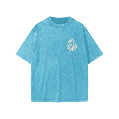 EMETH Kids NA NACH | T-shirt Snow Wash Enfant