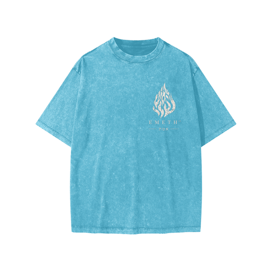 EMETH Kids NA NACH | T-shirt Snow Wash Enfant