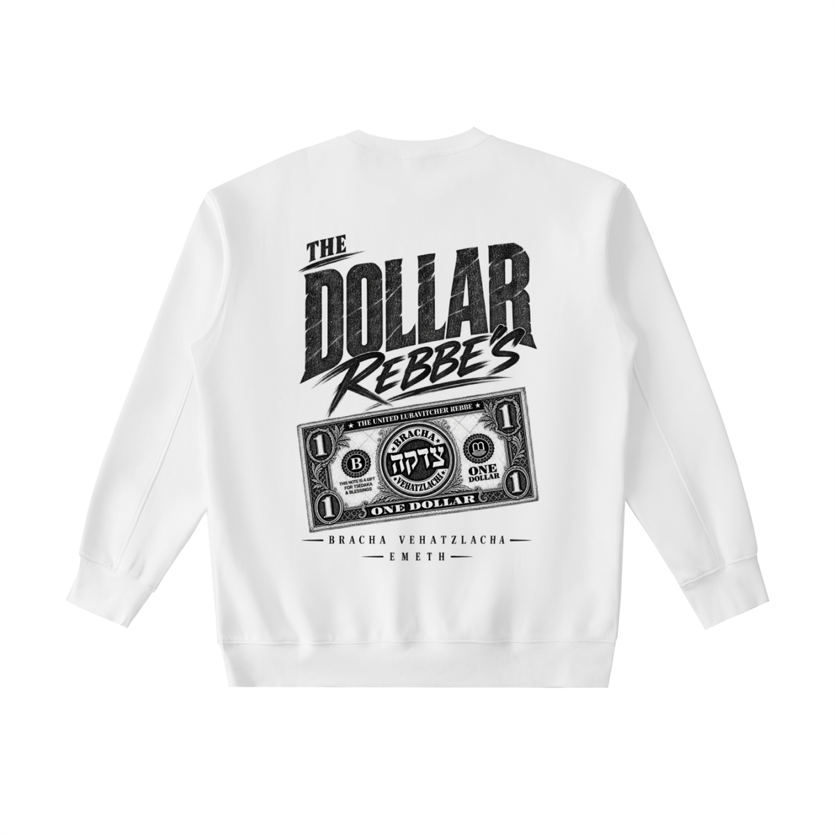 EMETH DOLLAR REBBE'S | Sweat Col Rond 400G