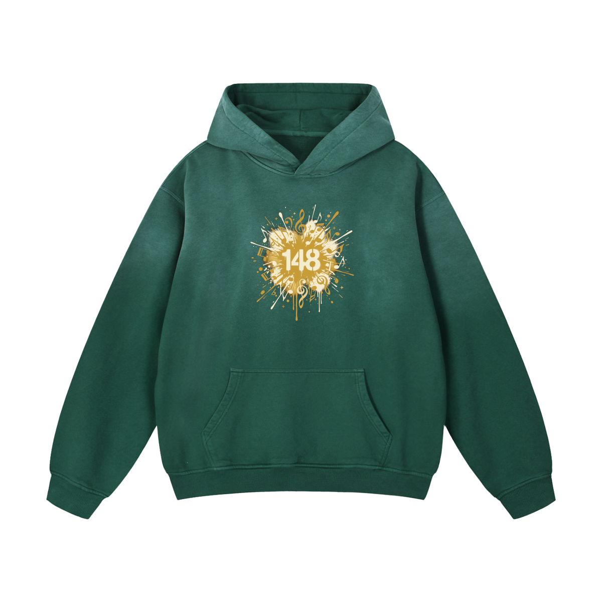 EMETH™ AZAMRA 148 — Hoodie - Vert / S - EMETH