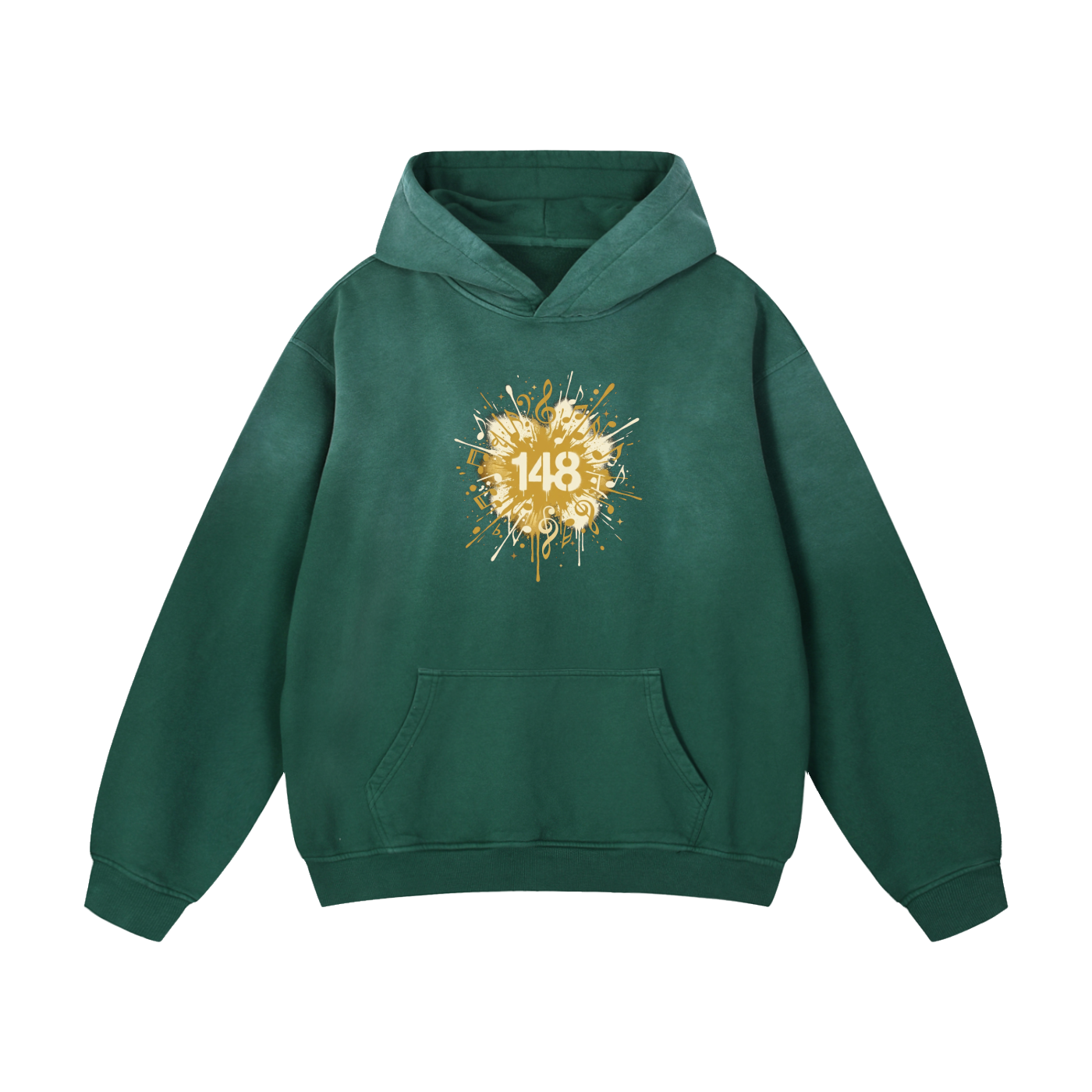 EMETH™ AZAMRA 148 — Hoodie - Vert / S - EMETH