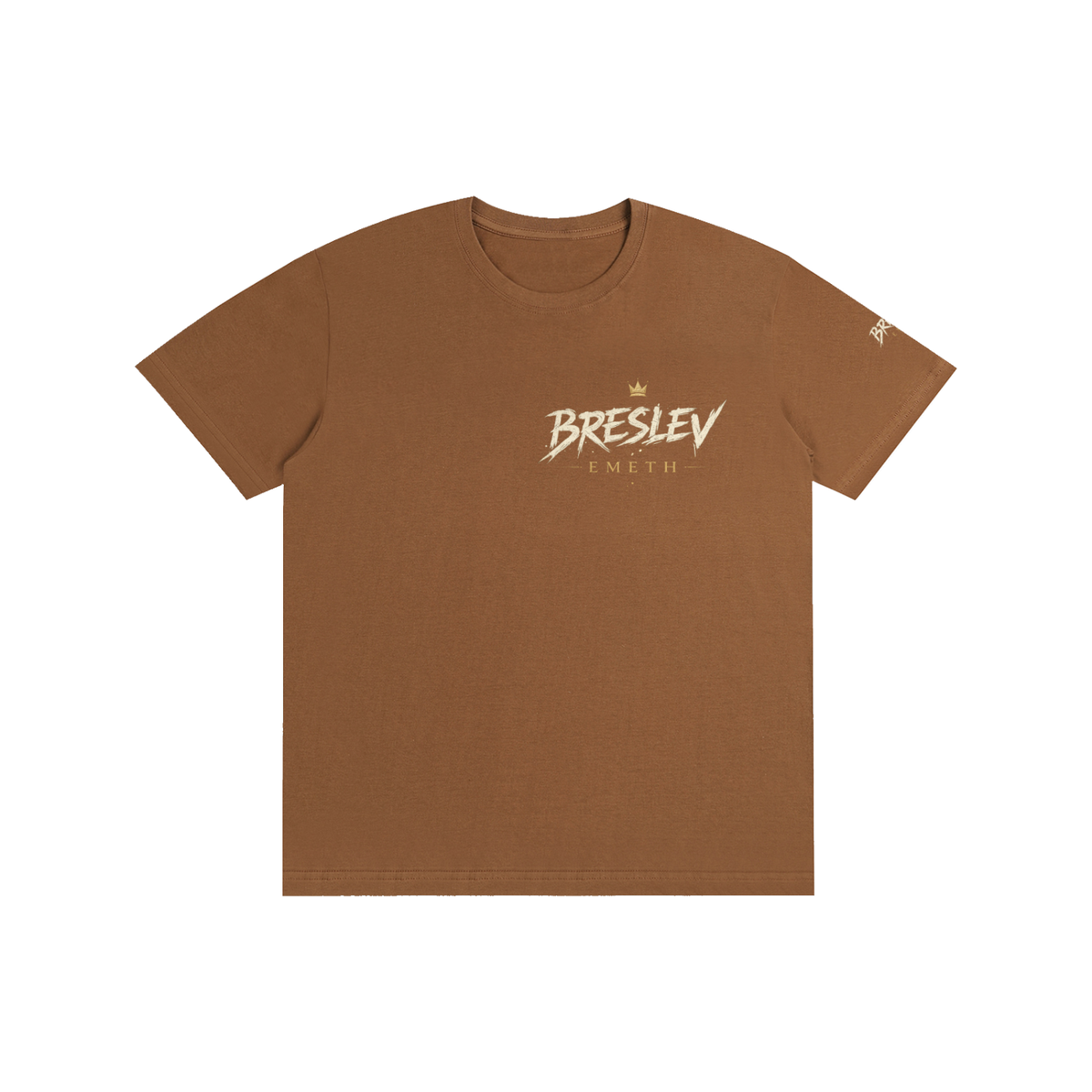 EMETH Breslev Crown Tee - Caramel macchiato / M - EMETH