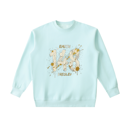 EMETH™ 148 HITBODEDOUT — Sweat Col Rond - Bleu eau / S - EMETH
