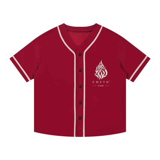 EMETH NAH NAH NAHMAN | Jersey Baseball Boutonné