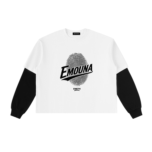 EMETH Emouna Empreinte | T-shirt Manches Contrastantes