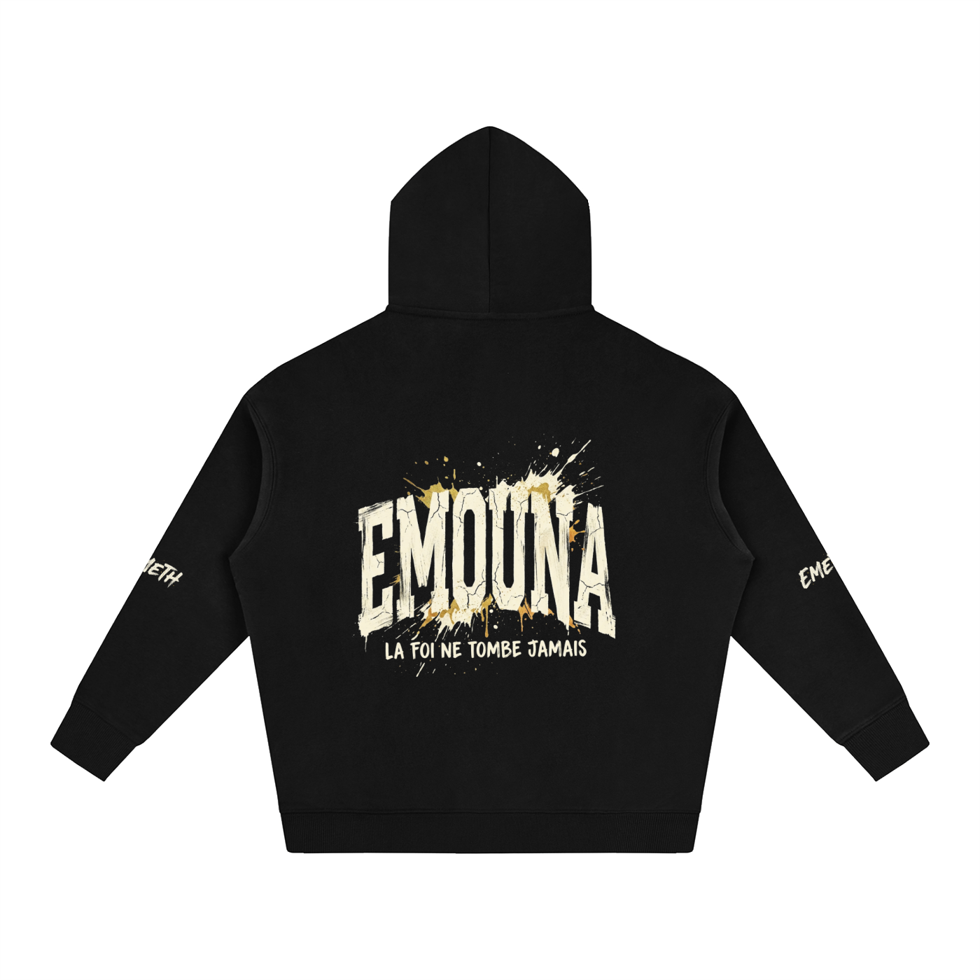 EMETH™ EMOUNA — Hoodie - Noir / S - EMETH