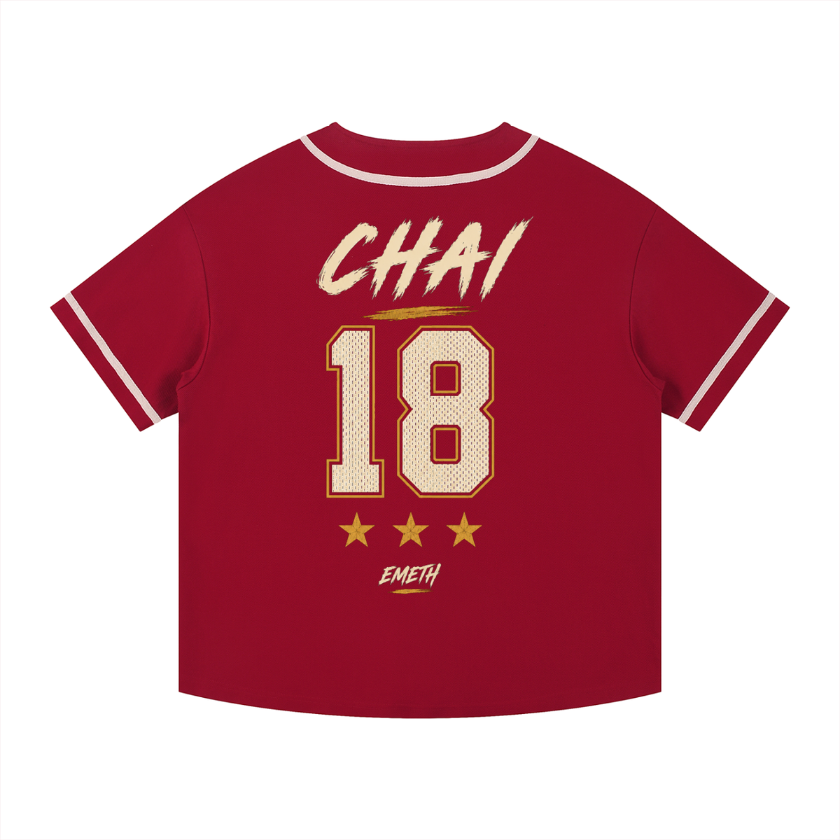 EMETH™ Jersey Baseball Premium 270 g/m² – CHAI 18