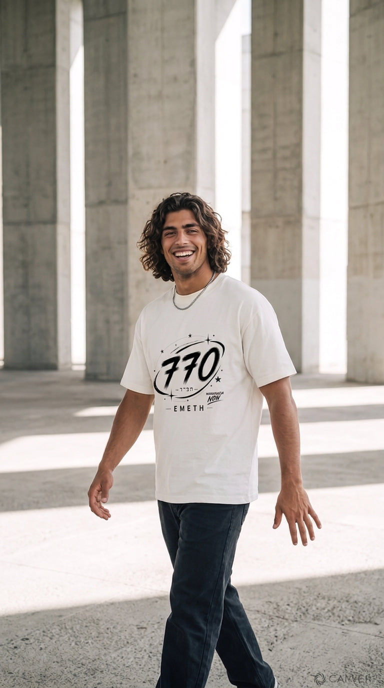 EMETH 770 Moshiach Now Orbit | T-shirt