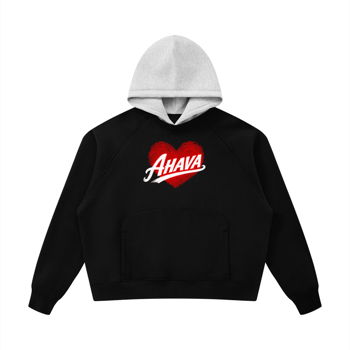 EMETH AHAVA | Hoodie Raglan Color Block Polaire 345G