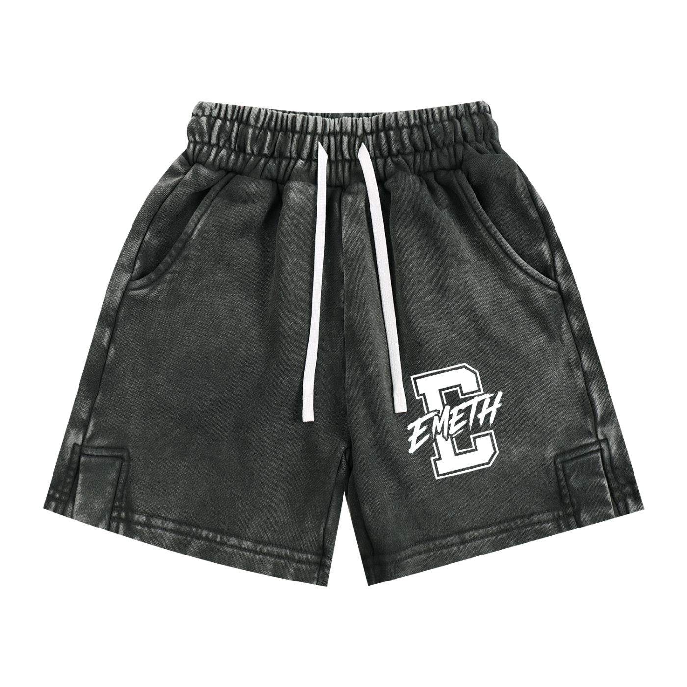 Short Enfant Snow Washed Varsity E – 290 GSM | EMETH Kids