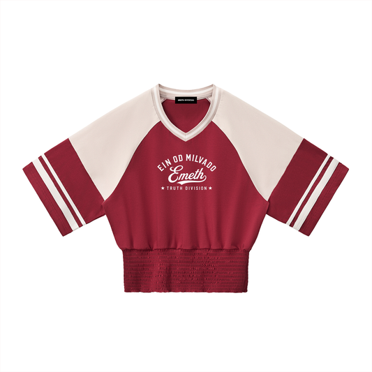 EMETH Ein Od Milvado | T-shirt Femme Color Block Raglan