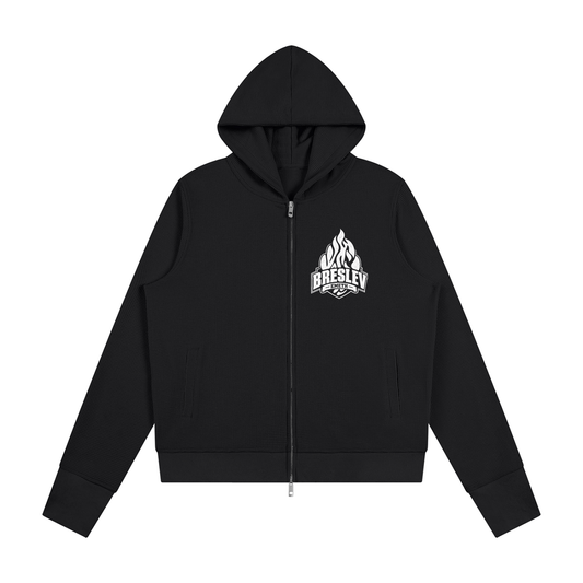 EMETH BRESLEV | Sweat à Capuche Femme Zippé Waffle