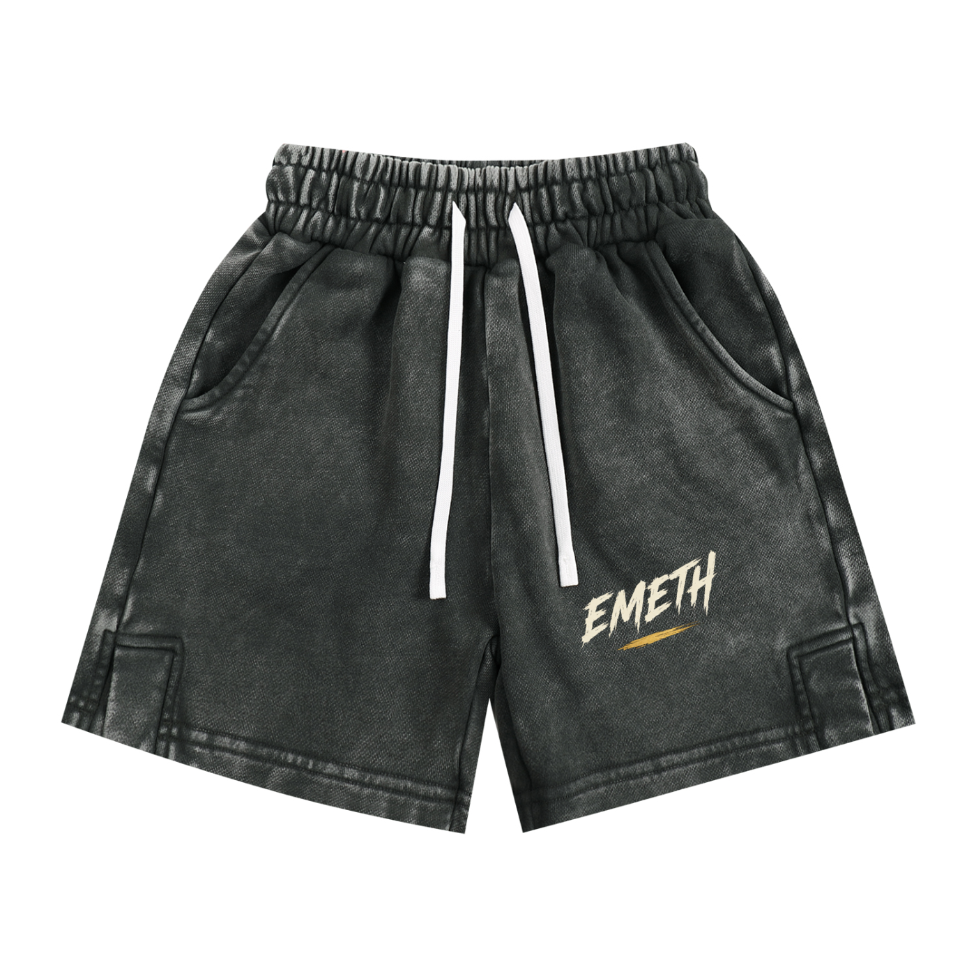 Short Enfant Snow Washed EMETH Signature – 290 GSM | EMETH Kids