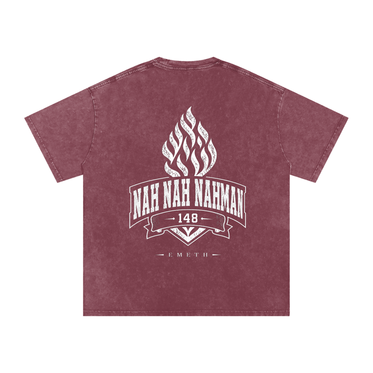 EMETH NAH NAH NAHMAN | T-shirt Snow Wash