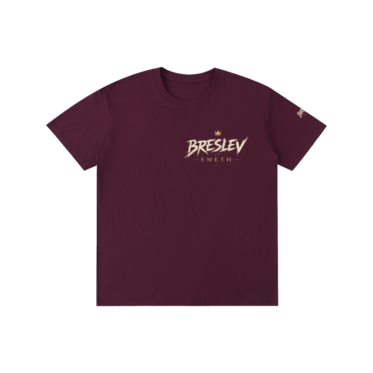 EMETH Breslev Crown Tee - Violet raisin / M - EMETH