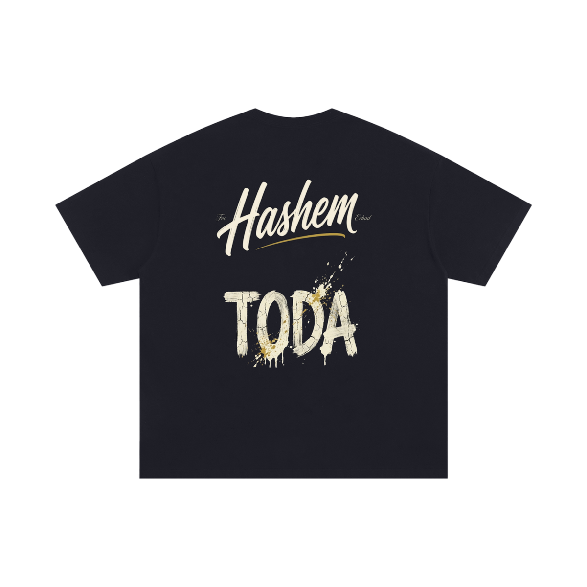 EMETH™ HASHEM TODA — T-Shirt - Noir / S - EMETH