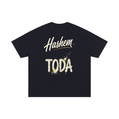 EMETH™ HASHEM TODA — T-Shirt - Noir / S - EMETH