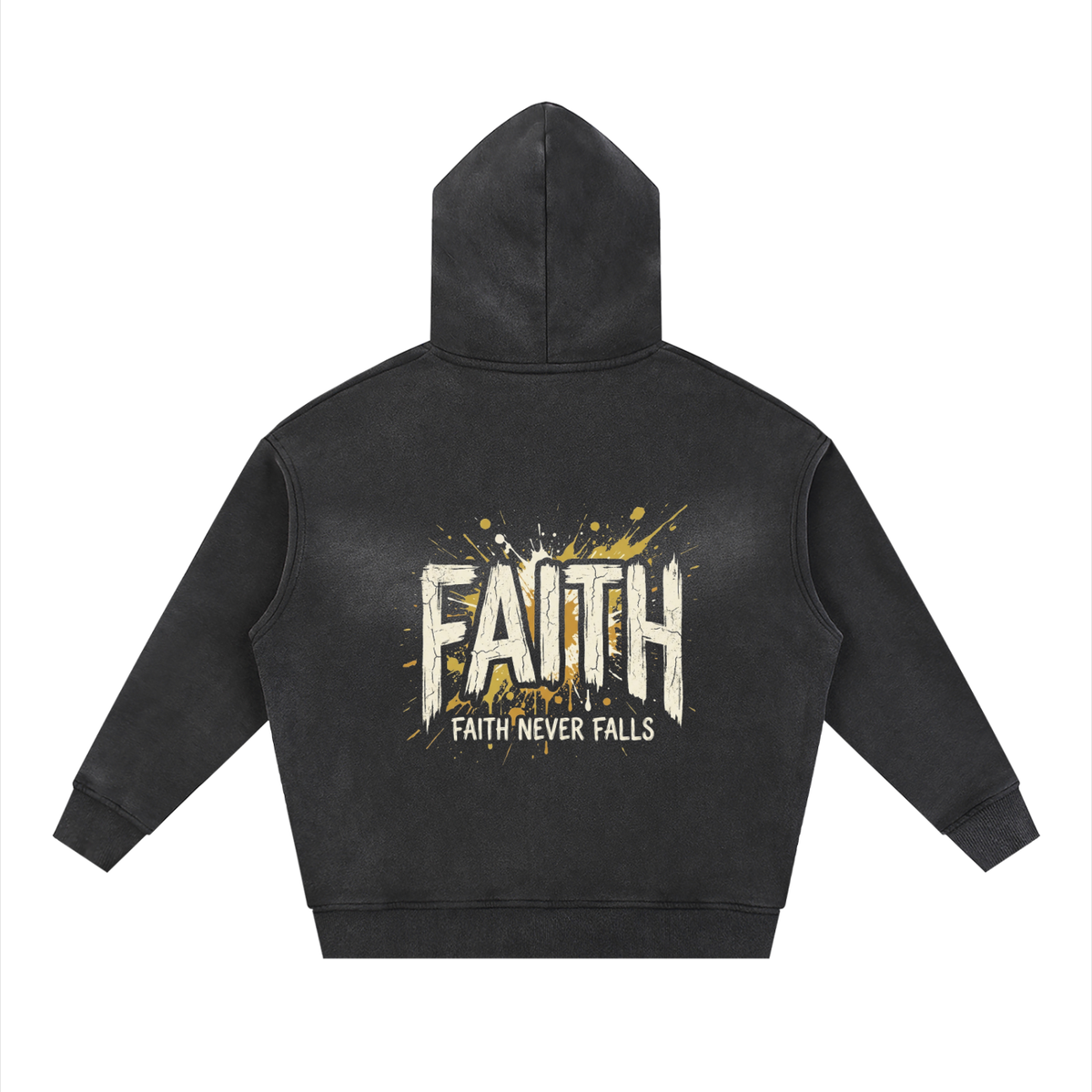 EMETH™ EMOUNA — Hoodie Zippé Faith - Noir / S - EMETH
