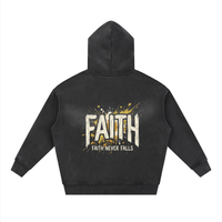 EMETH™ EMOUNA — Hoodie Zippé Faith - Noir / S - EMETH