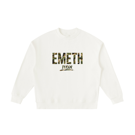 EMETH Kids CAMO | Sweat Col Rond Molleton 365G
