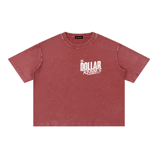 EMETH DOLLAR REBBE'S | T-shirt Boxy Snow Wash 275G