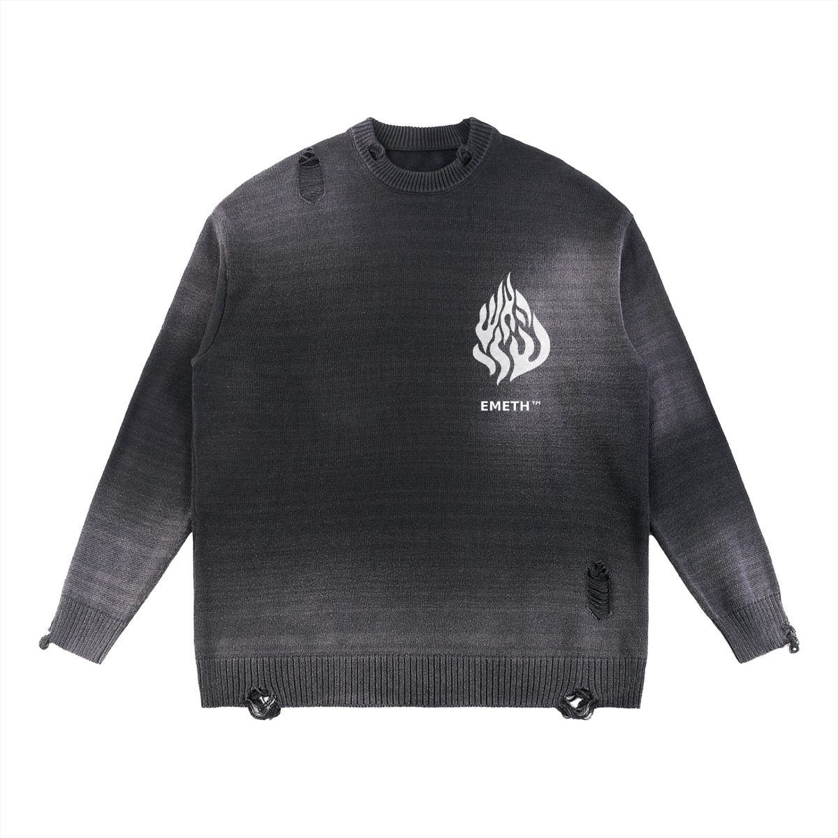 EMETH Flame | Sweat Col Rond Vintage